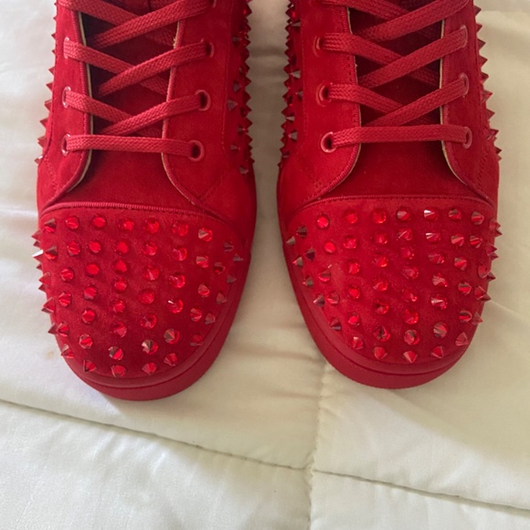Christian Louboutin Louis Spikes Krystal Sneakers - Picture 4 of 5